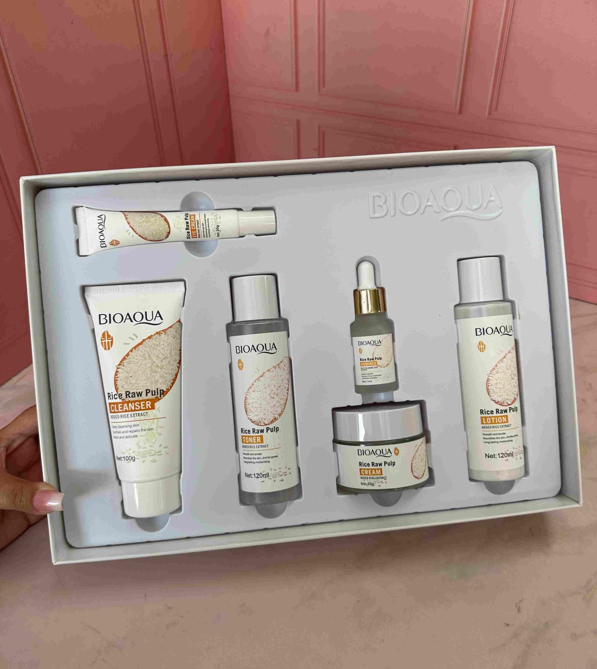 Kit de arroz bioaqua en caja