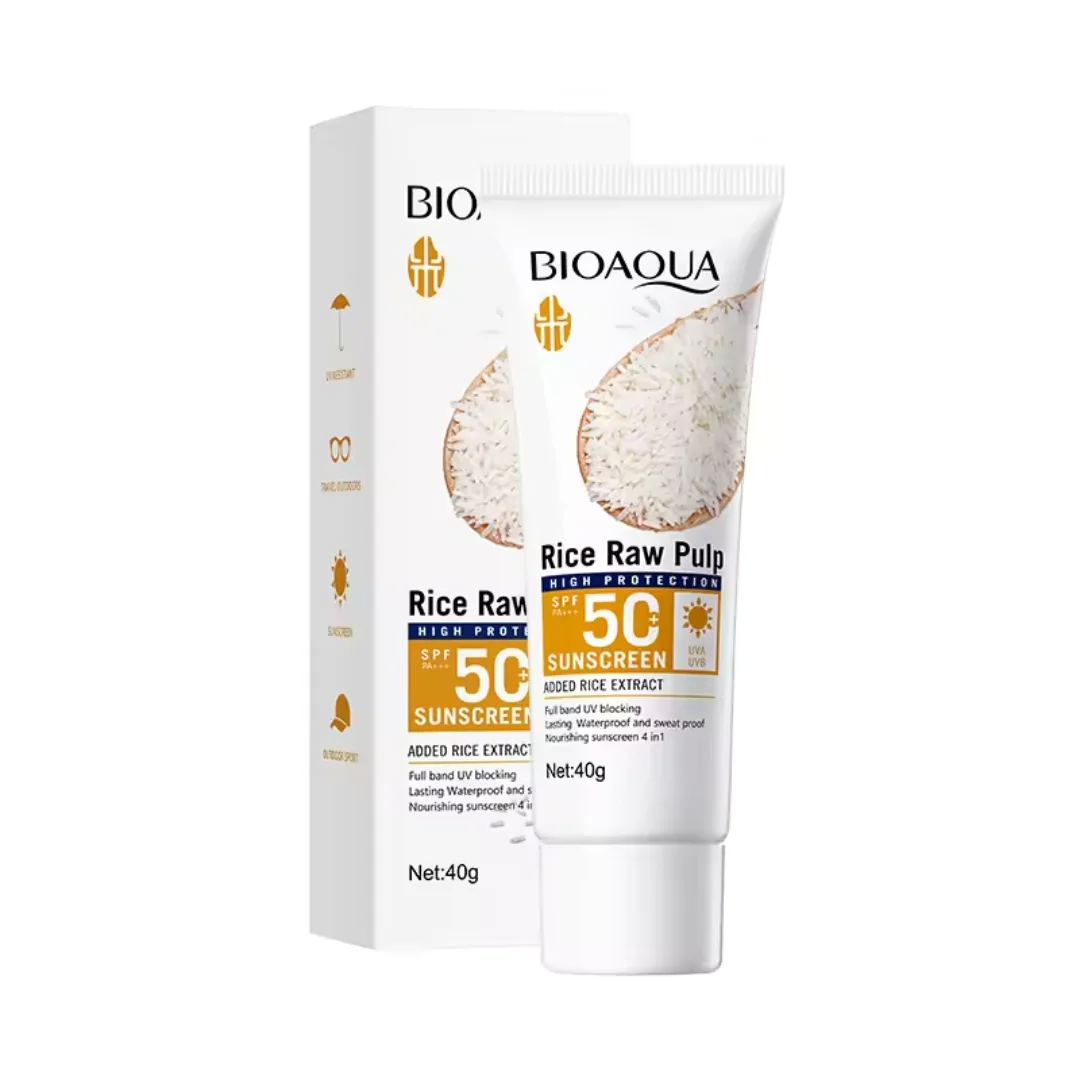 Protector solar de arroz bioaqua
